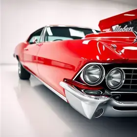 Classic muscle car restoration