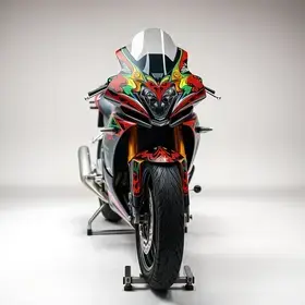 Custom motorcycle paint work