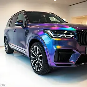 Luxury SUV custom paint job