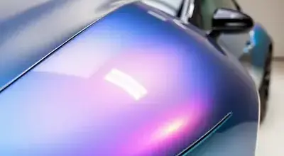 Tri-coat pearl paint finish