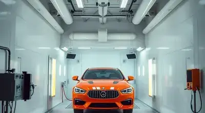 Professional auto paint booth