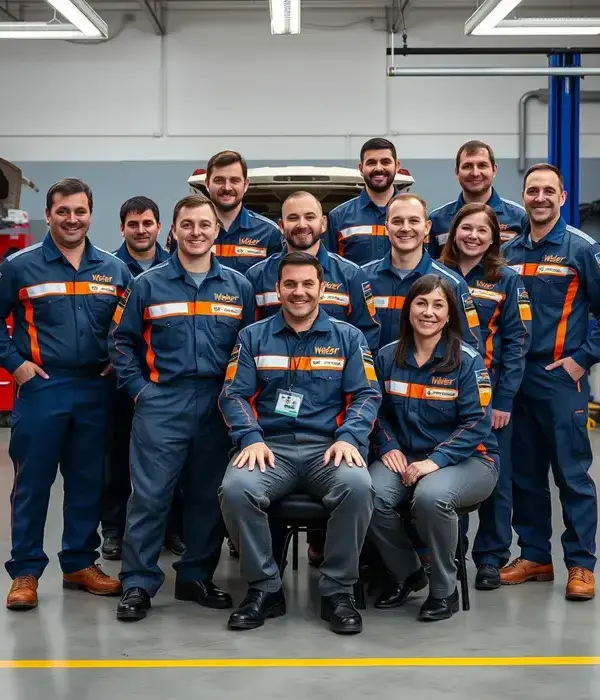 Weber Body Shop certified technicians team